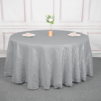 Transform Your Tables with Silver Taffeta Elegance Transform Your Tables with Silver Taffeta Elegance