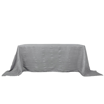 Versatile Uses for the Silver Accordion Crinkle Taffeta Tablecloth Versatile Uses for the Silver Accordion Crinkle Taffeta Tablecloth