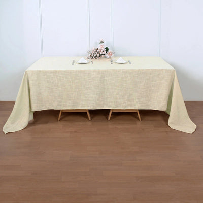 Elevate Your Event with Our Beige Tablecloth Elevate Your Event with Our Beige Tablecloth