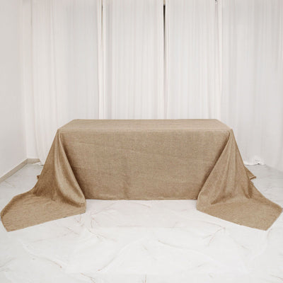 Rustic Elegance with Natural Jute Tablecloth Rustic Elegance with Natural Jute Tablecloth