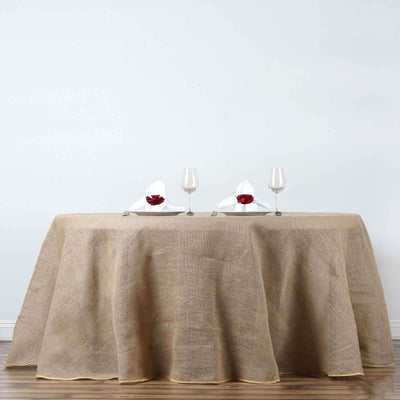 Rustic Elegance with Natural Burlap Rustic Elegance with Natural Burlap