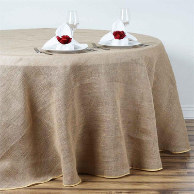 Rustic Elegance with Natural Burlap Rustic Elegance with Natural Burlap