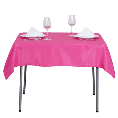 Versatile Decor Options with Fuchsia Table Overlay Versatile Decor Options with Fuchsia Table Overlay