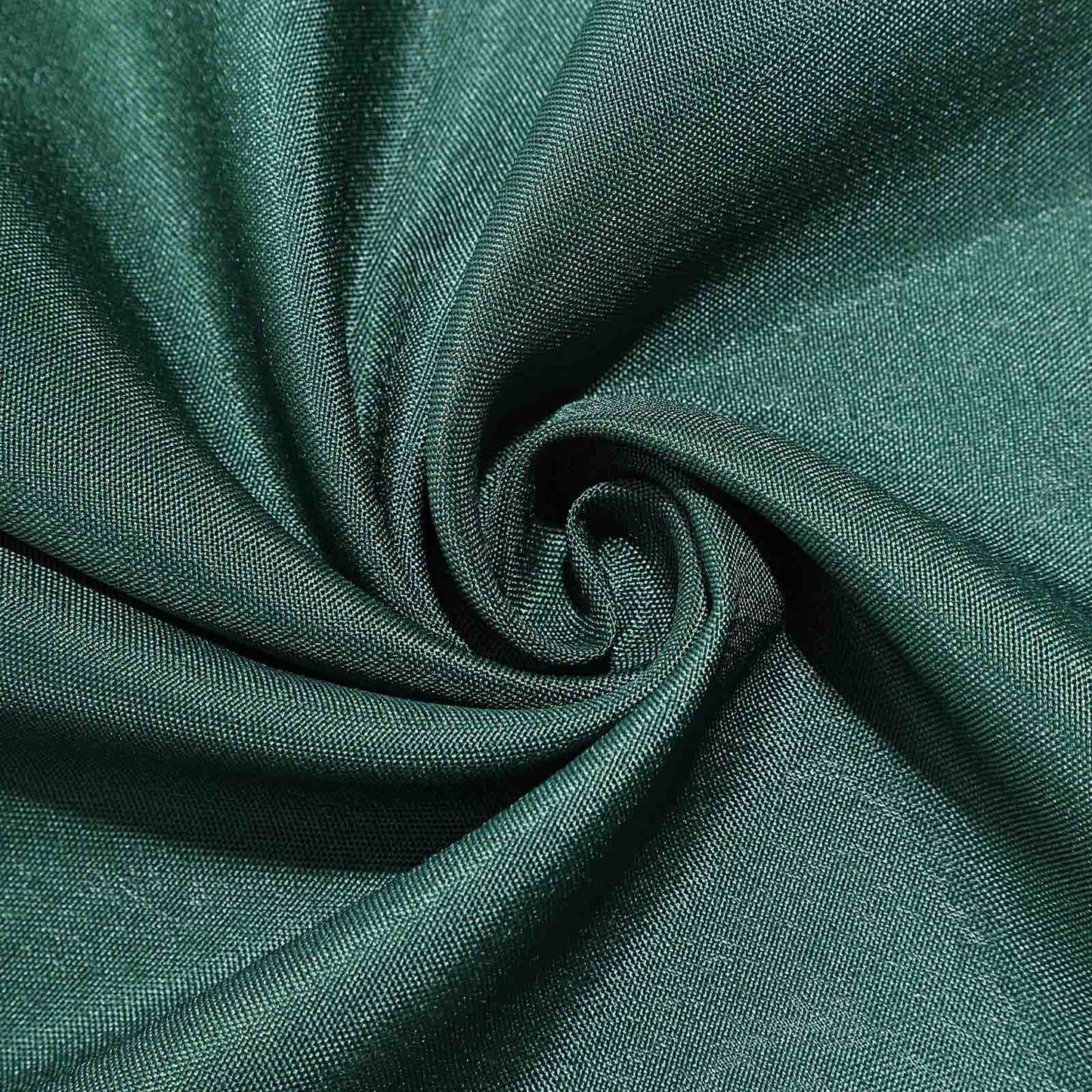 Hunter Emerald Green Square Polyester Table Overlay 54 Inch#whtbkgd