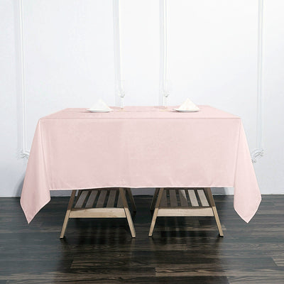 Elevate Your Event with Blush Polyester Tablecloth Elevate Your Event with Blush Polyester Tablecloth