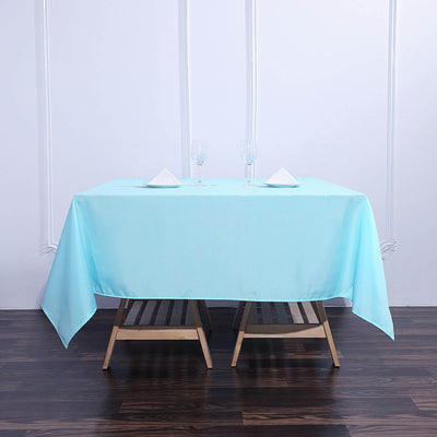 Elevate Your Event with Our Blue Polyester Table Overlay Elevate Your Event with Our Blue Polyester Table Overlay