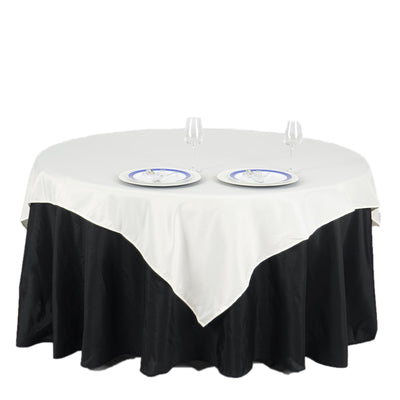 Versatility of the Ivory Square Table Overlay Versatility of the Ivory Square Table Overlay
