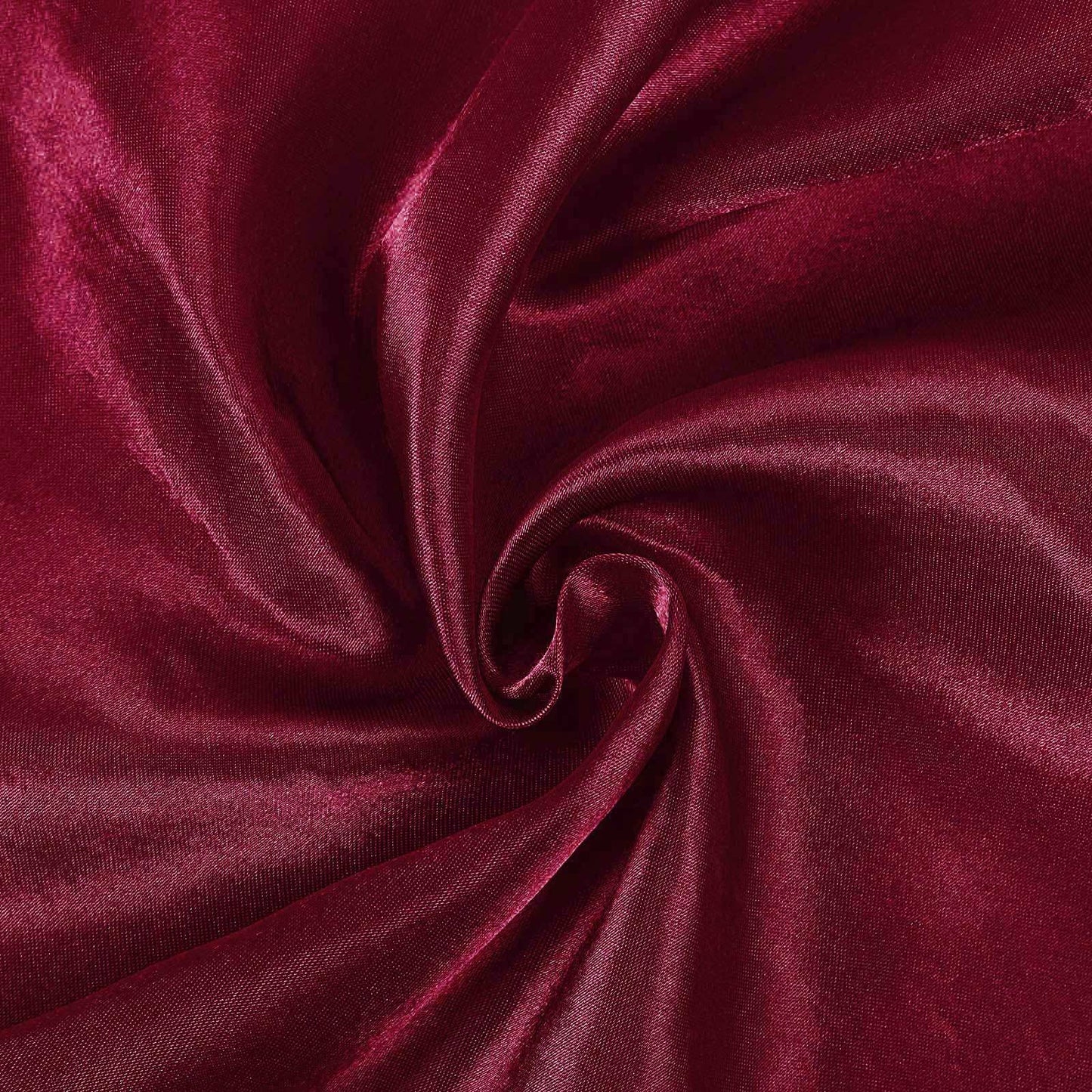 Burgundy 108 Inch Satin Round Tablecloth#whtbkgd