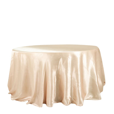 Versatile Uses for the Beige Satin Tablecloth Versatile Uses for the Beige Satin Tablecloth