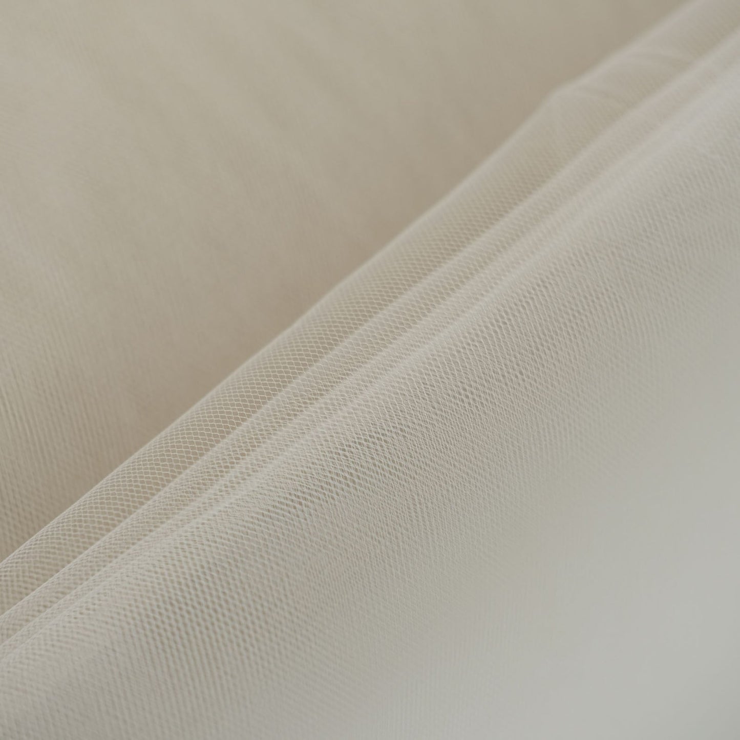 Beige Colored 108 Inch x 50 Yards Tulle Fabric Roll