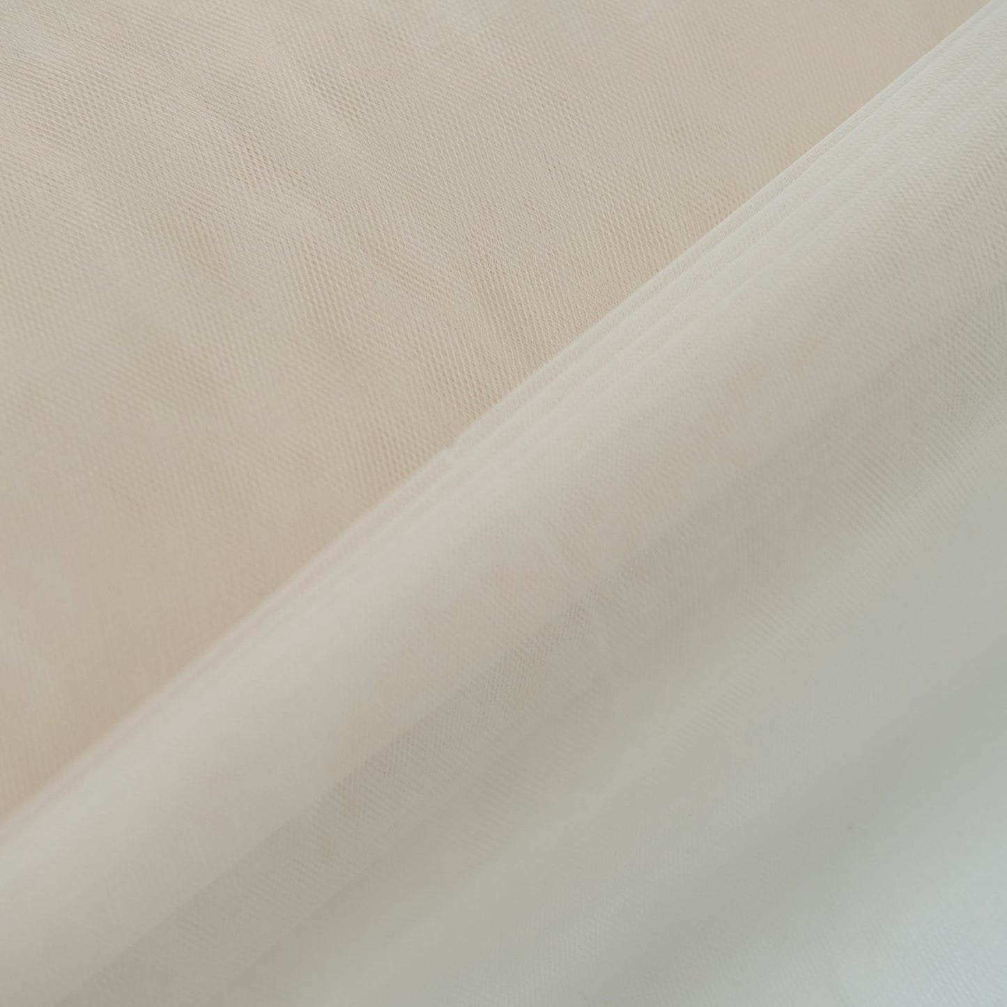 108inch x50 Yards Ivory Tulle Fabric Bolt, Sheer Fabric Spool Roll For Crafts