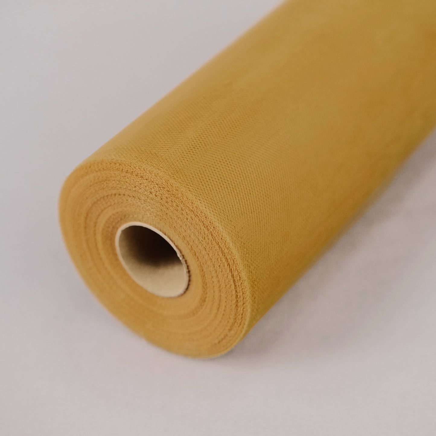 12 Inch x 100 Yard Roll Of Tulle Sheer Fabric In Gold