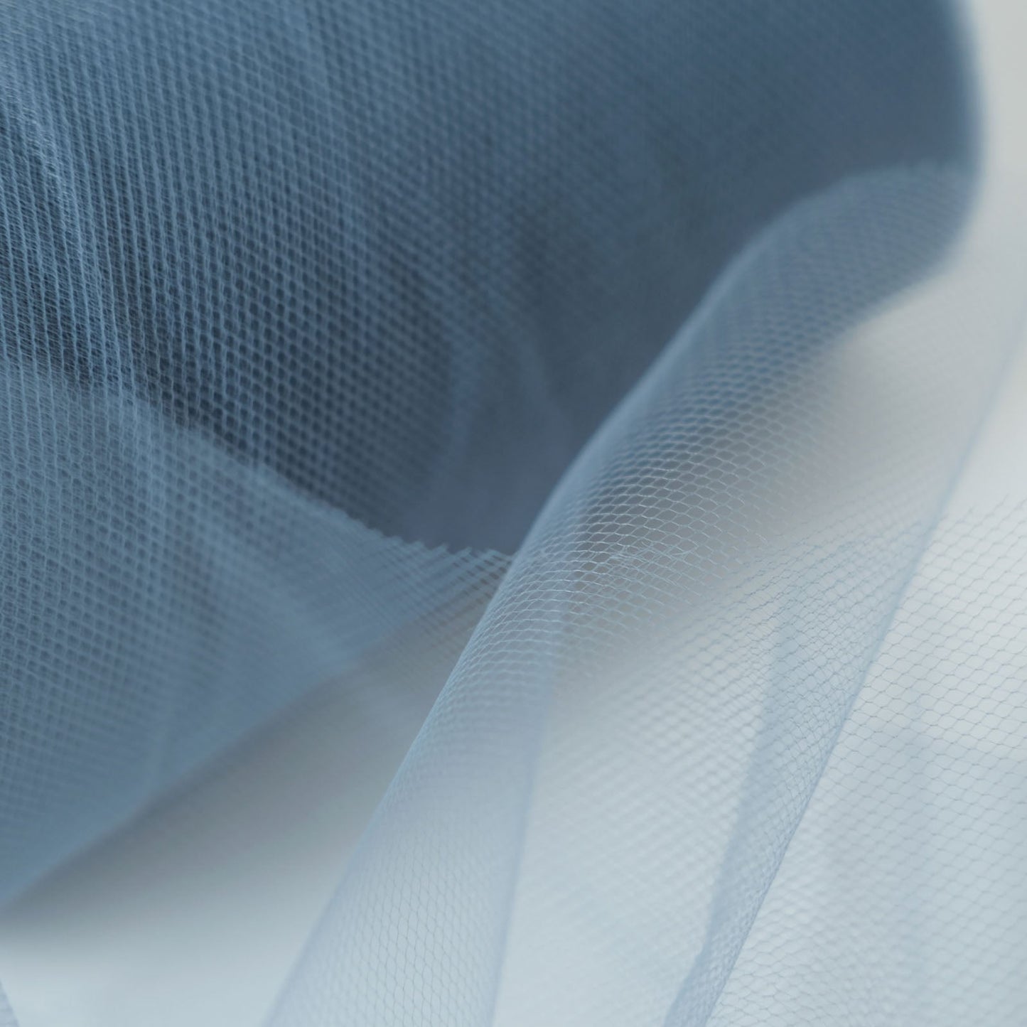 Sheer Nylon Fabric Bolt Dusty Blue Tulle Fabric 6 Inch By 100 Yards