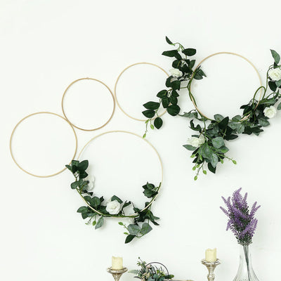 Elevate Event Décor with Floral Hoop Wreaths Elevate Event Décor with Floral Hoop Wreaths