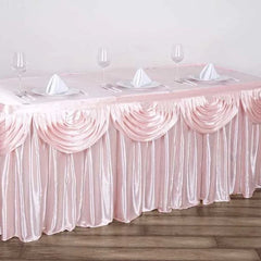 Satin & Taffeta Table Skirts