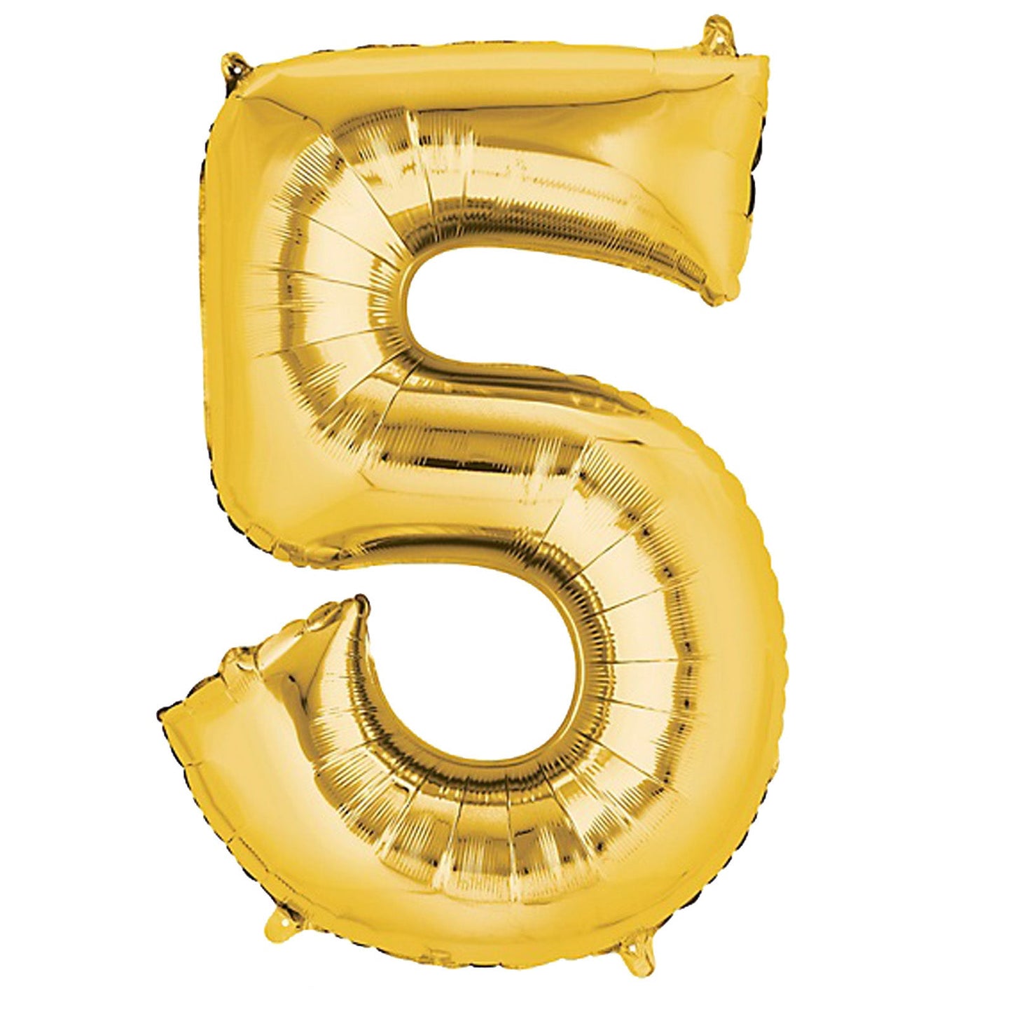 35" Gold Letter and Number Balloons, Shiny Metallic Mylar Foil Helium Air Balloons