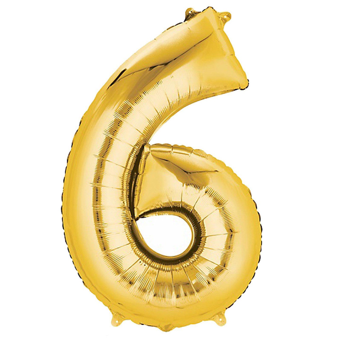 35" Gold Letter and Number Balloons, Shiny Metallic Mylar Foil Helium Air Balloons