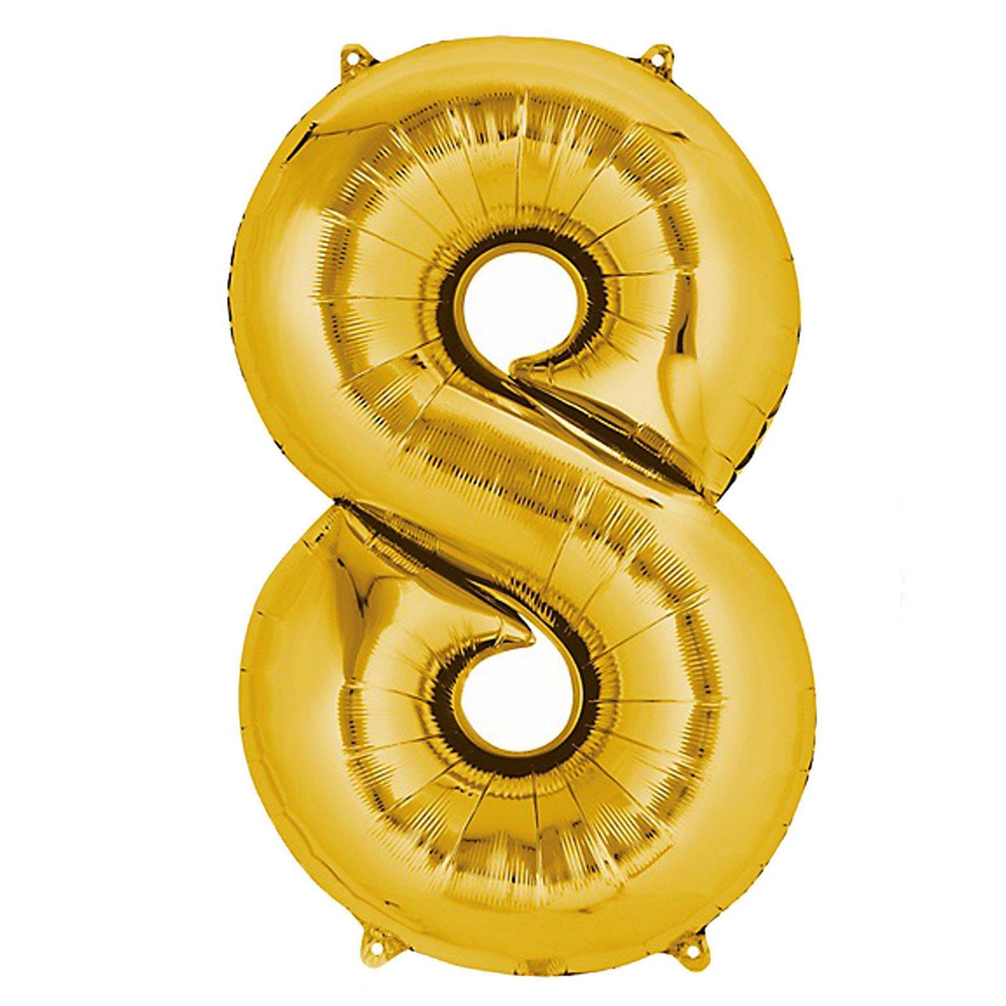 35" Gold Letter and Number Balloons, Shiny Metallic Mylar Foil Helium Air Balloons