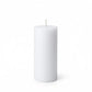 Unscented Pillar Candles – Dripless 2"x6" White Paraffin Wax with Smokeless Cotton Wicks, Clean & Lo