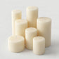 Unscented Pillar Candles – Dripless 2"x6" Ivory Paraffin Wax with Smokeless Cotton Wicks, Clean & Lo