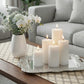 Unscented Pillar Candles – Dripless 2"x9" White Paraffin Wax with Smokeless Cotton Wicks, Clean & Lo