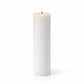 Unscented Pillar Candles – Dripless 2"x9" White Paraffin Wax with Smokeless Cotton Wicks, Clean & Lo