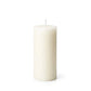 Unscented Pillar Candles – Dripless 2"x6" Light Ivory Paraffin Wax with Smokeless Cotton Wicks, Clea