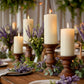 Unscented Pillar Candles – Dripless 2"x6" Light Ivory Paraffin Wax with Smokeless Cotton Wicks, Clea