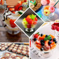 24 Pack | 6oz Crystal Clear Footed Disposable Dessert Cups With Spoons, Plastic Appetizer Parfait Cup With Tasting Spoon Set