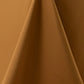 90" Gold Premium Polyester Round Tablecloth - 220GSM