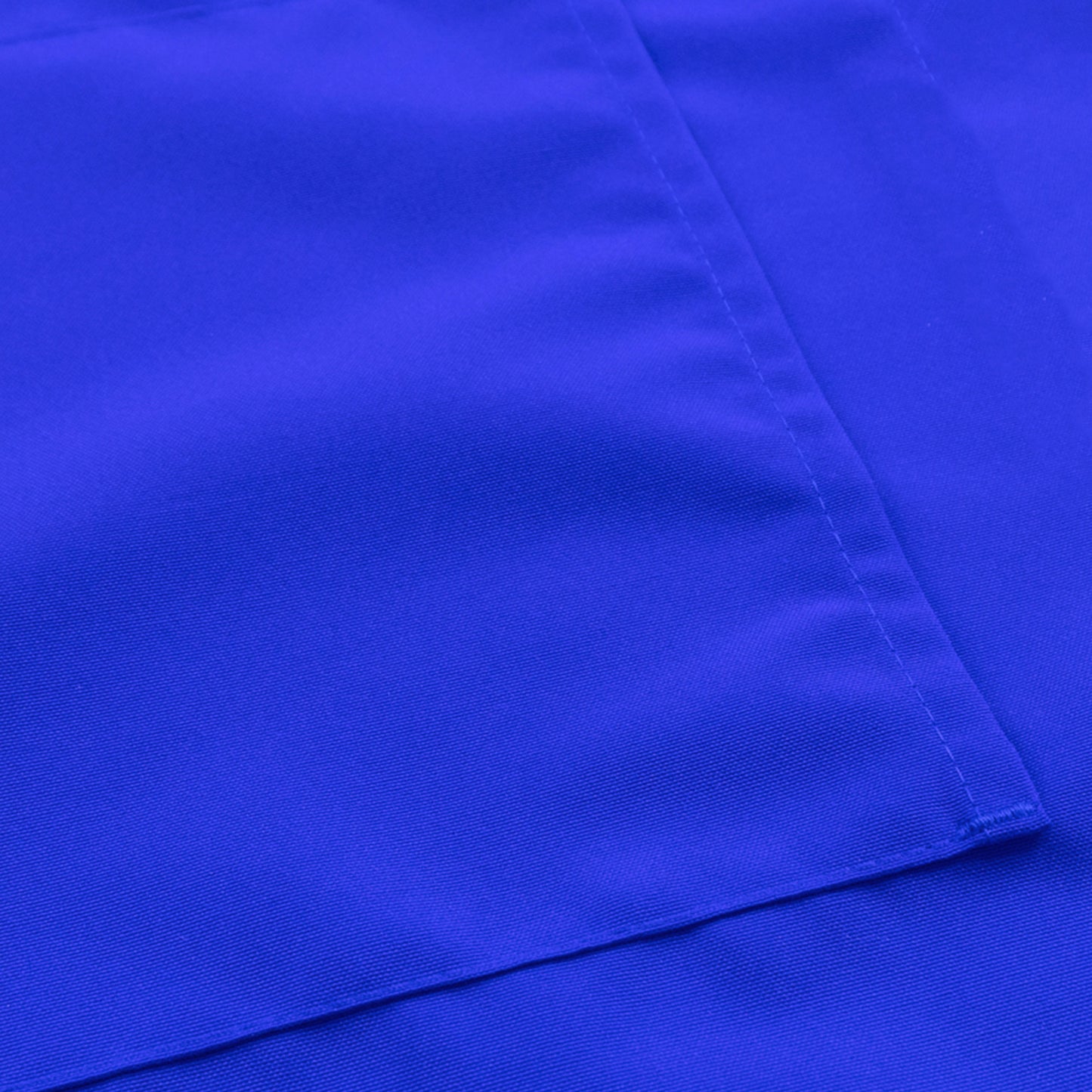 Royal Blue Premium Polyester Chef Apron with Adjustable Neck and Pockets
