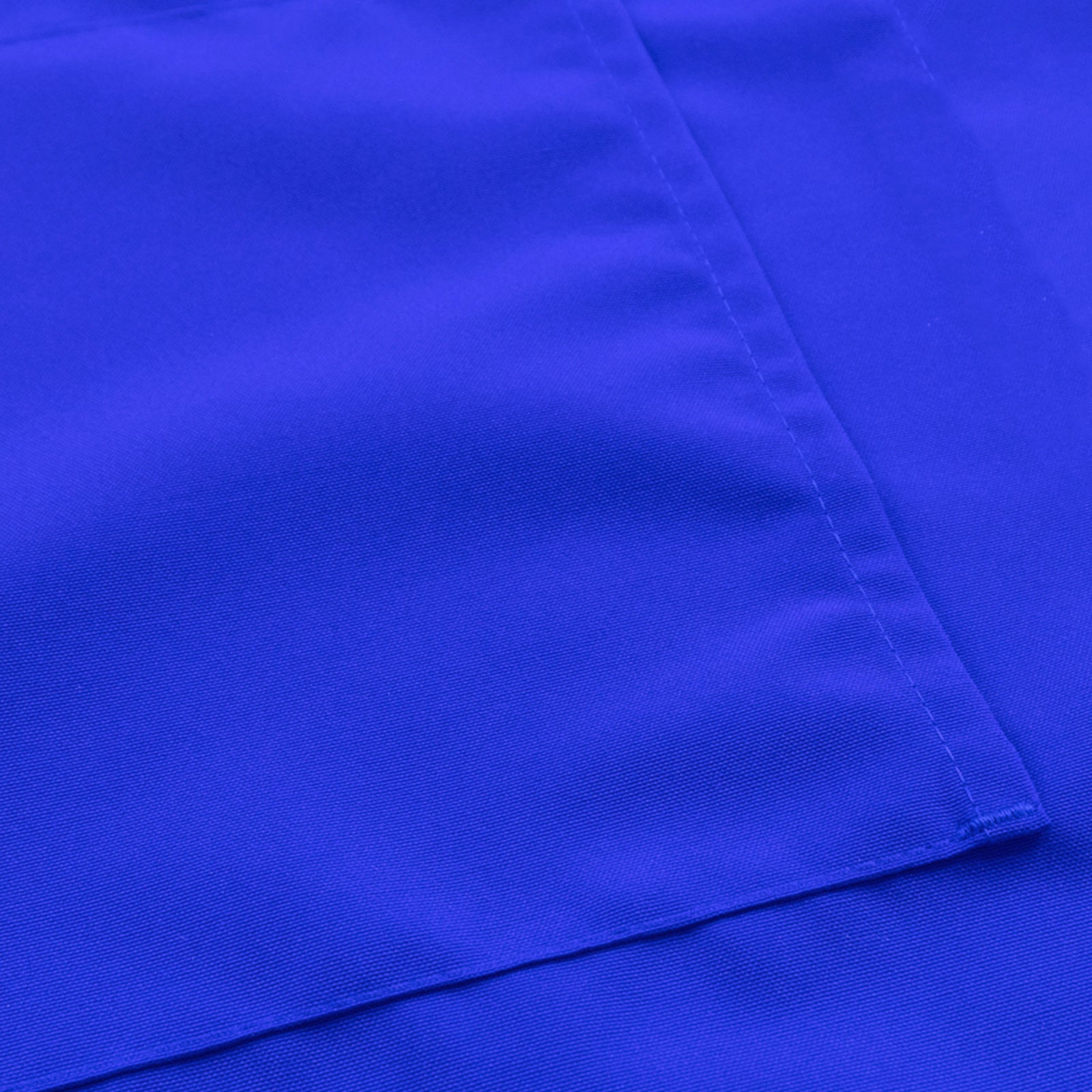Royal Blue Premium Polyester Chef Apron with Adjustable Neck and Pockets
