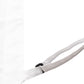 White premium polyester cooking chef apron with adjustable neck and long ties.