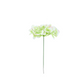 Lime and pink artificial satin hydrangeas with stems for DIY arrangements.