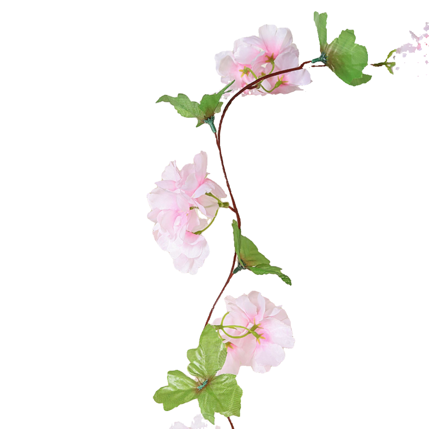 2 Pack 7ft Blush Artificial Cherry Blossom Flower Garland