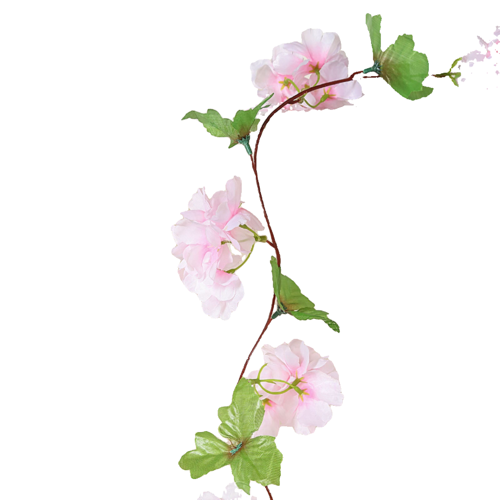 2 Pack 7ft Blush Artificial Cherry Blossom Flower Garland