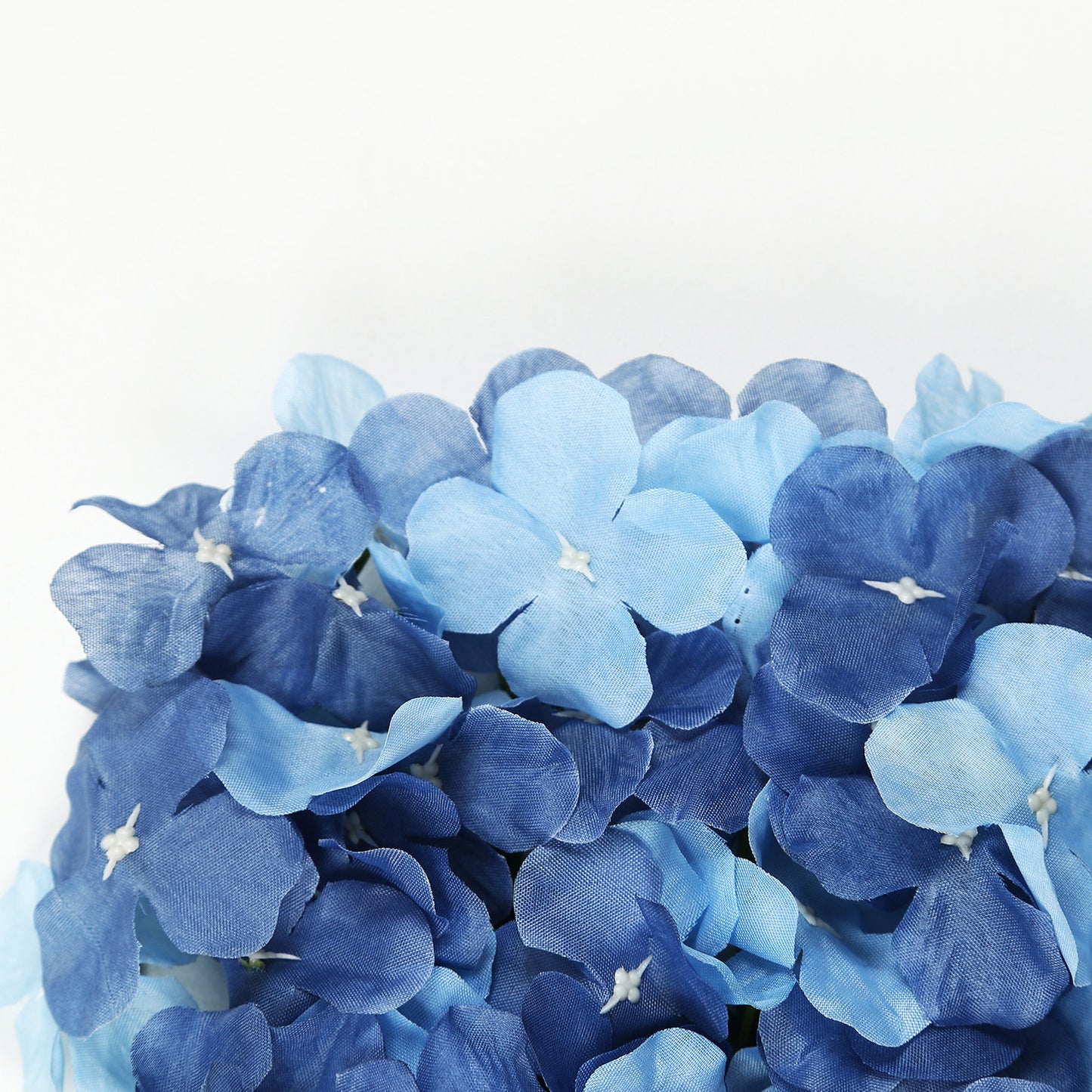 11 Sq ft. Dusty Blue UV Protected Hydrangea Flower Wall Mat Backdrop - 4 Artificial Panels