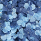 11 Sq ft. Dusty Blue UV Protected Hydrangea Flower Wall Mat Backdrop - 4 Artificial Panels