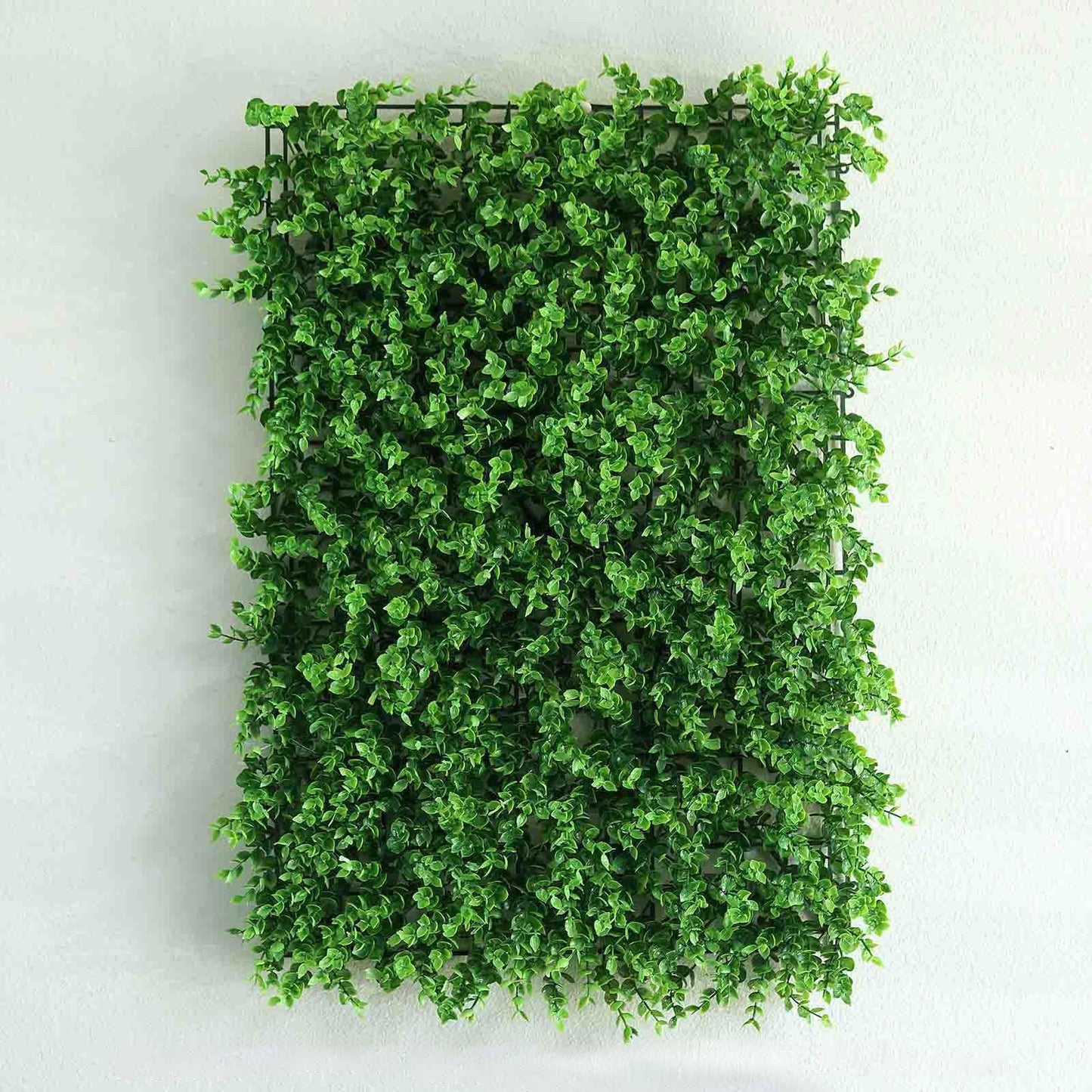 11 Sq ft. | Baby Green Boxwood Hedge Garden Wall Backdrop Mat - 4 Artificial Panels