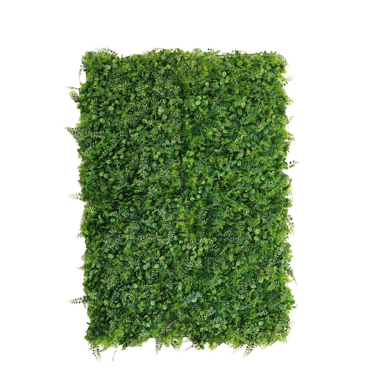 Green boxwood hedge backdrop mat - 4 artificial panels.