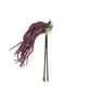 2 Pack | Burgundy Artificial Amaranthus Flower Stem Spray and Ivy Leaves | 32"