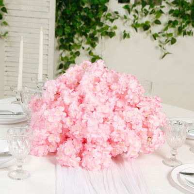 Blush Silk Cherry Blossom Centerpiece