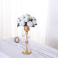 White silk rose flower ball centerpiece arrangement.