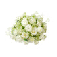 22-Inch White Silk Rose Grand Centerpiece – Pre-Made Artificial Flower Ball for Wedding & Party Décor
