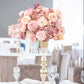 22-Inch Dusty Rose Silk Flower Grand Centerpiece – Pre-Arranged Artificial Rose, Hydrangea & Chrysanthemum Ball for Wedding & Event Décor