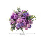 22-Inch Lavender Lilac Silk Flower Grand Centerpiece – Pre-Arranged Artificial Rose, Hydrangea & Chrysanthemum Ball for Wedding & Event Décor