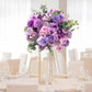 22-Inch Lavender Lilac Silk Flower Grand Centerpiece – Pre-Arranged Artificial Rose, Hydrangea & Chrysanthemum Ball for Wedding & Event Décor