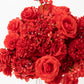 22-Inch Red Silk Flower Grand Centerpiece – Pre-Arranged Artificial Rose, Hydrangea & Chrysanthemum Ball for Wedding & Event Décor