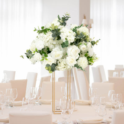 White Flower Ball Bouquet