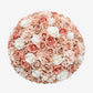 Pre-Arranged Silk Flower Grand Centerpiece in Mixed Dusty Rose & White – 30" Artificial Rose, Hydran